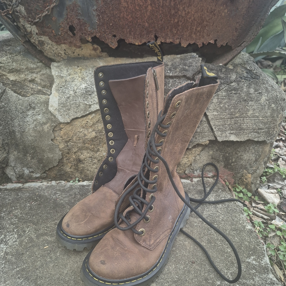Dr. Martens Brown Combat Boots